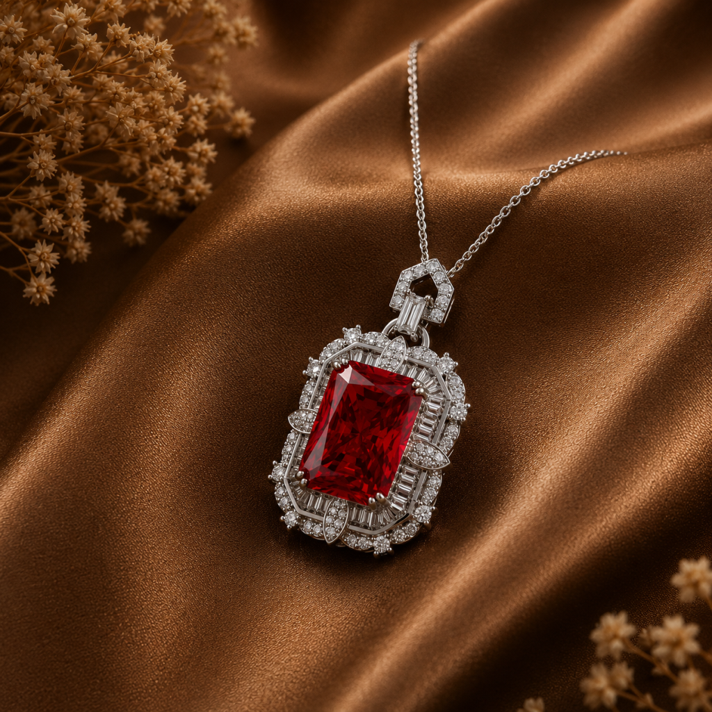 Rubis Royale Pendant