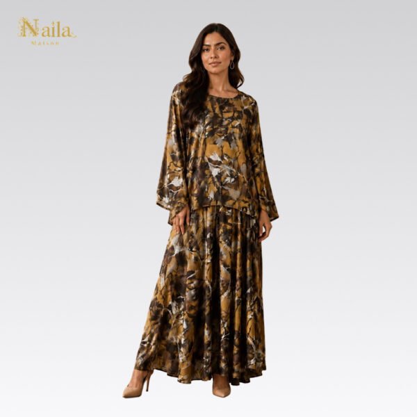Bronze Garden Elegant Dress