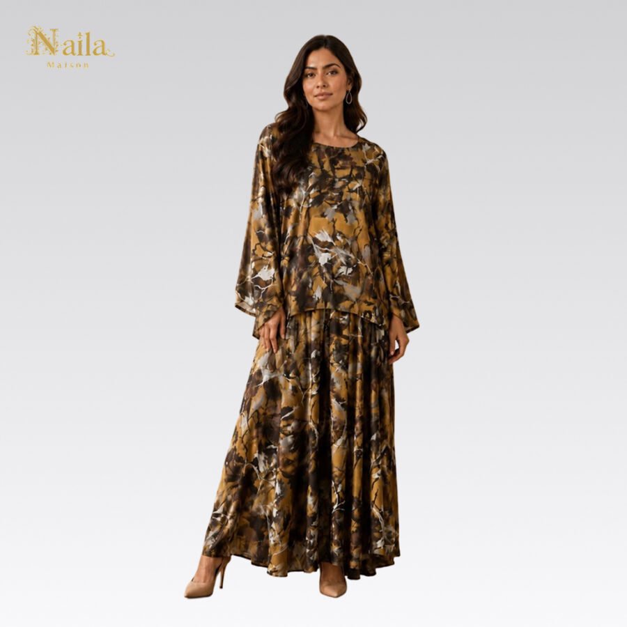 Bronze Garden Elegant Dress