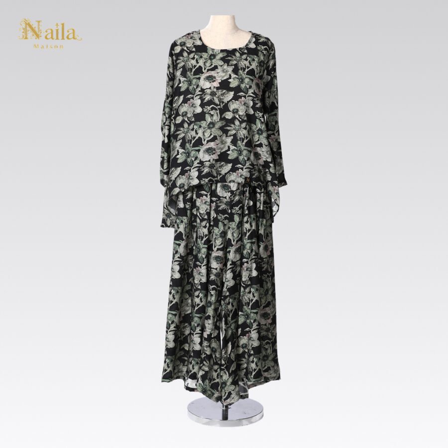 Emerald Mist Elegant Dress