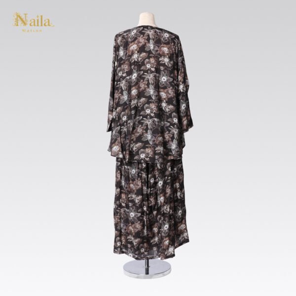Midnight Bloom Elegant Dress