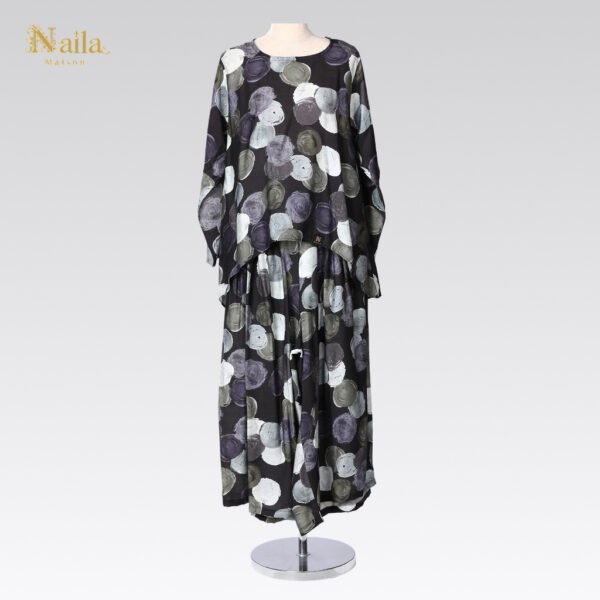 Stone Abstract Elegant Dress