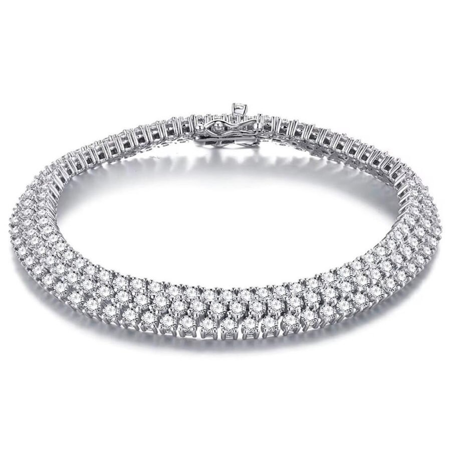 Tennis Bracelet – Double Row 4mm