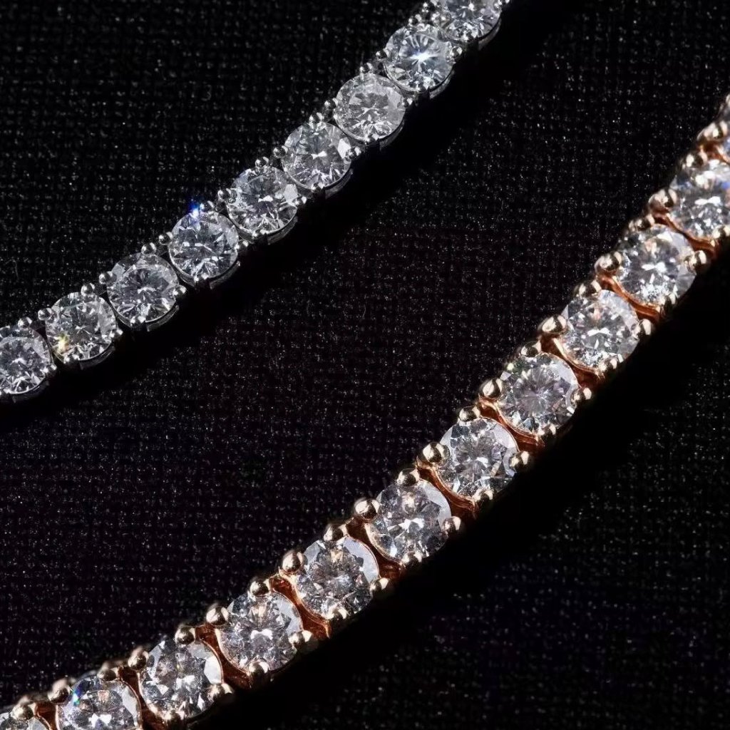 Tennis Necklace - Single Line 4mm